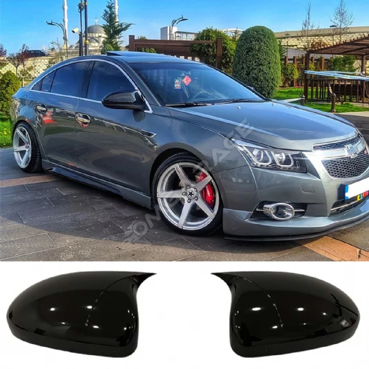 Chevrolet Cruze Batman Yarasa Ayna Kapağı Parlak Siyah ABS 2012 2013 2014 2015 2016