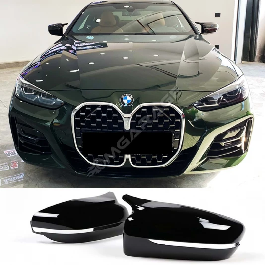 Bmw G22 Batman Yarasa Ayna Kapağı Parlak Siyah ABS 2020 2021 2022 2023 2024 2025