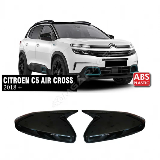 Citroen C5 Aircross Batman Yarasa Ayna Kapağı Piona Black ABS 2018+