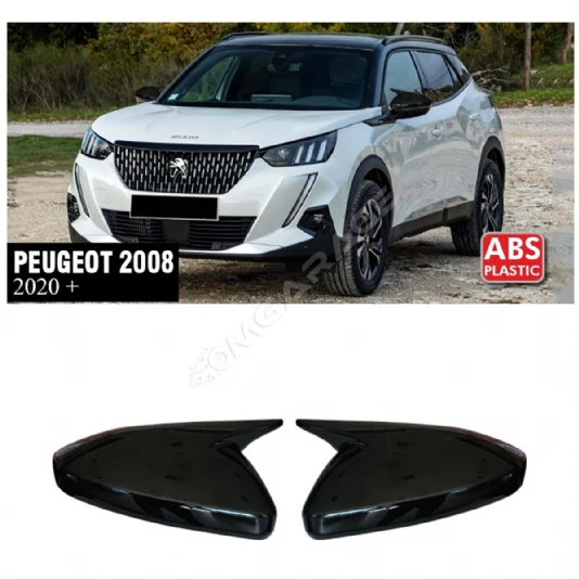 Peugeot 2008 Batman Yarasa Ayna Kapağı Piona Black ABS 2019+