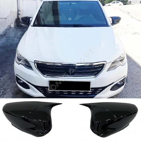 Peugeot 301 Batman Yarasa Ayna Kapağı Parlak Siyah ABS 2012 ve üzeri