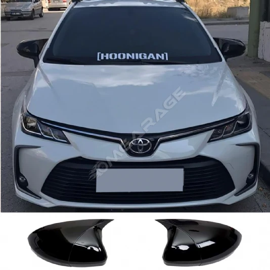 Toyota Corolla E210 Batman Yarasa Ayna Kapağı Piona Black ABS 2018 ve üzeri