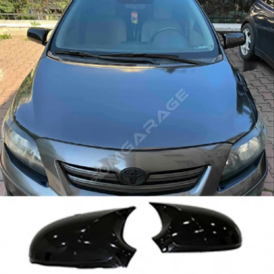 Toyota Auris E150 Batman Yarasa Ayna Kapağı Piona Black ABS 2006-2010 (Sinyalsiz)