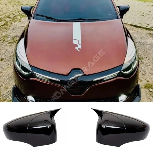 Renault Clio 4 Batman Yarasa Ayna Kapağı Piona Black ABS 2012-2019