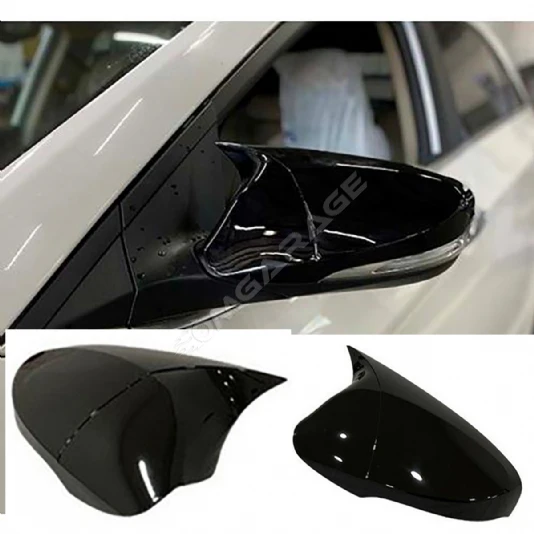 Hyundai Accent Blue Sinyalli Batman Yarasa Ayna Kapağı Parlak Siyah ABS 2011-2019