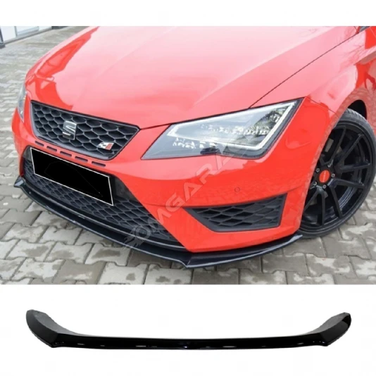 Seat Leon Mk3 Fr Ön Lip Parlak Siyah Plastik G Desing