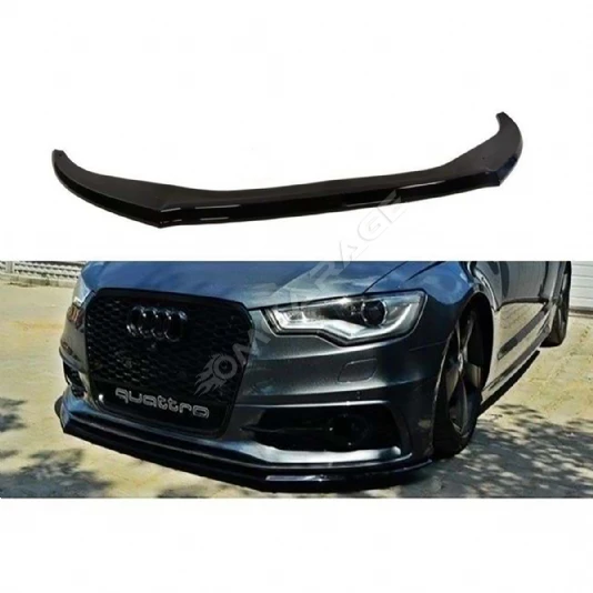 Audi A6 C7 Ön Lip Parlak Siyah Plastik 2011-2018