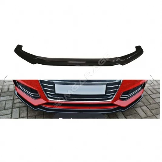Audi A4 B9 Ön Lip Parlak Siyah Plastik 2015-2019