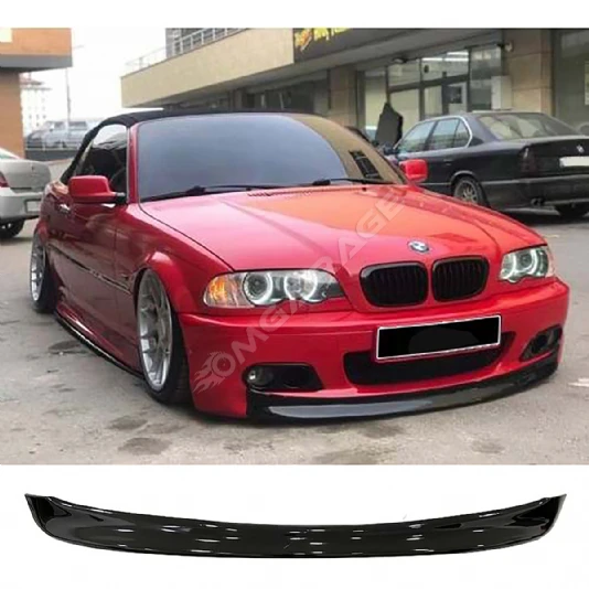 Bmw E46 M-Technic CSL Ön Lip Parlak Siyah Plastik 1997-2006