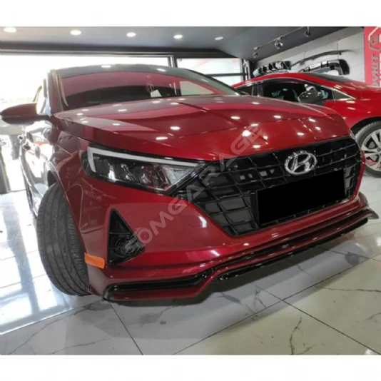 Hyundai i20 Ön Ek Mat Siyah Plastik Karlık 2019+