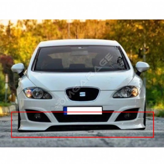 Seat Leon Mk2.5 Ön Ek Makyajlı Kasa 2009 2010 2011 2012 Mat Siyah Plastik Ön Karlık