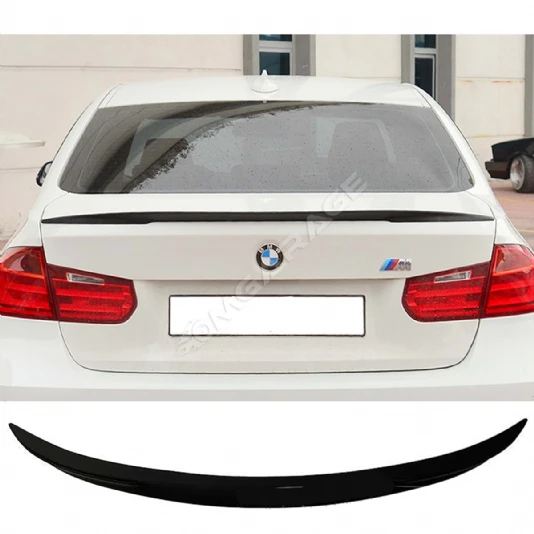 F30 Dynamic Bagaj Üstü İthal Spoiler Parlak Siyah Plastik Spoyler