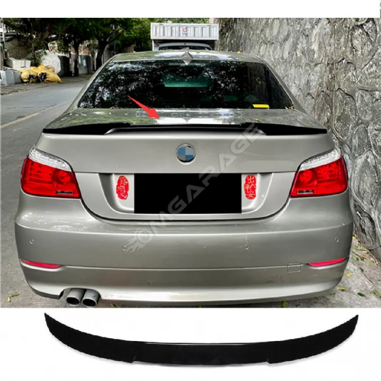 Bmw E60 M4 Bagaj Üstü İthal Spoiler Parlak Siyah Plastik Spoyler 2004-2010