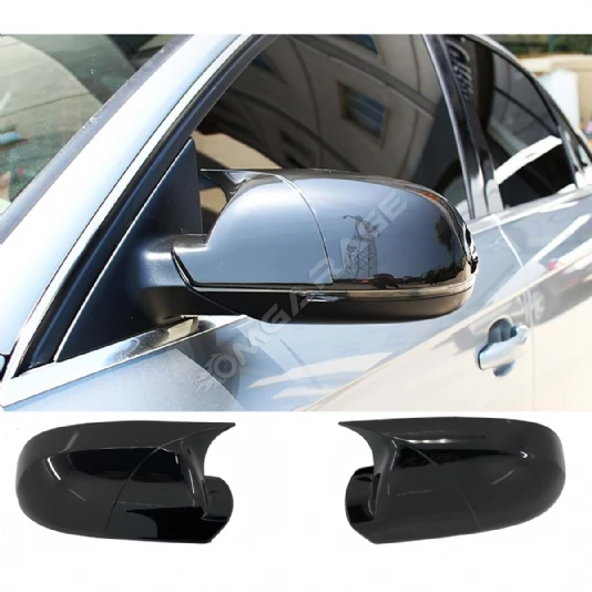 Audi A5 B8 FL Batman Yarasa Sinyalli Ayna Kapağı Piano Black ABS 2009 2010 2011 2012 2013 2014 2015