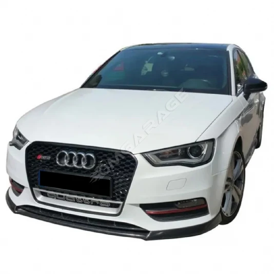 Audi A3 8V Ön Ek Plastik Siyah karlık-ön-ek-bodykit 2012 2013 2014 2015 2016