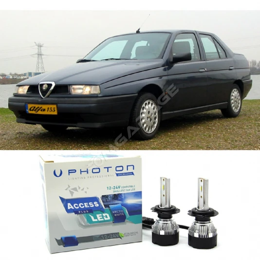 Alfa Romeo 155 Led Xenon Kısa Far Ampulü H1 Access Yeni Seri Beyaz