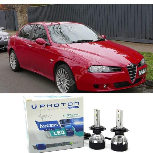 Alfa Romeo 156 Led Xenon Kısa Far Ampulü H7 Access Yeni Seri Beyaz