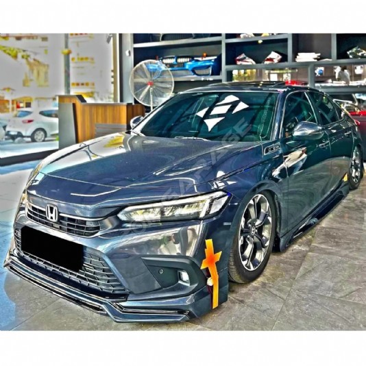 Honda Civic FE 2022 2023 Yeni Model Marşpiyel Seti Mat Siyah Plastik 2 Adet