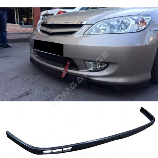 Honda Civic 2003 - 2006 Lgn Tip V1 Ön Lip Mat Siyah