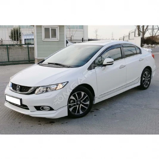 Honda Civic Fb7 Modulo Yan Marşpiyel Seti Mat Siyah Plastik 2012 2013 2014 2015