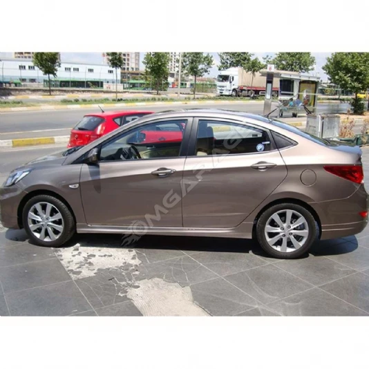 Hyundai Accent Blue Trend Marşpiyel Seti Mat Siyah Plastik 2011 Ve 2019 Arası