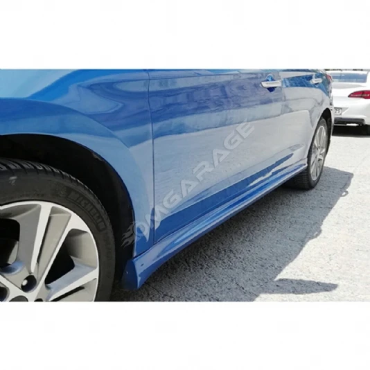 Hyundai Elantra Sport Marşpiyel Seti Mat Siyah Plastik 2015 2016 2017 2018 2019 2020 Uyumlu