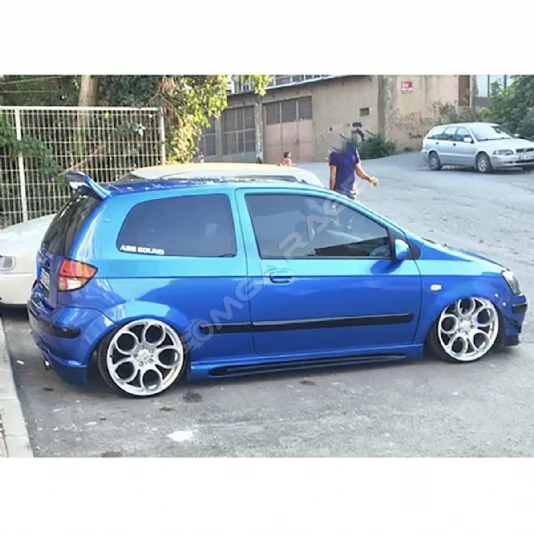 Hyundai Getz Yan Marşpiyel Seti Plastik Mat Siyah