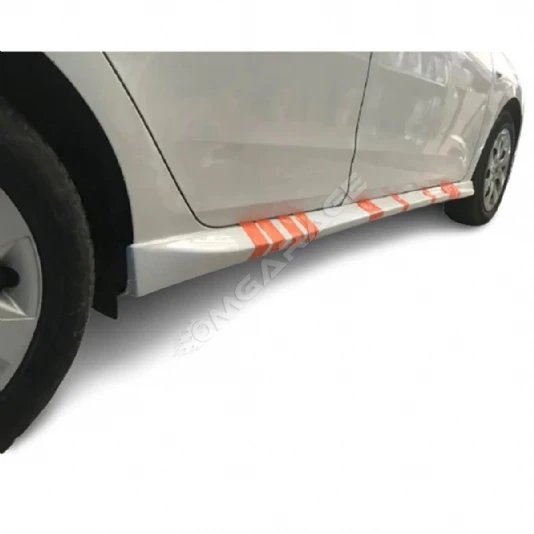 Hyundai i20 2020+ Yan Marşpiyel Seti Plastik Mat Siyah Uyumlu