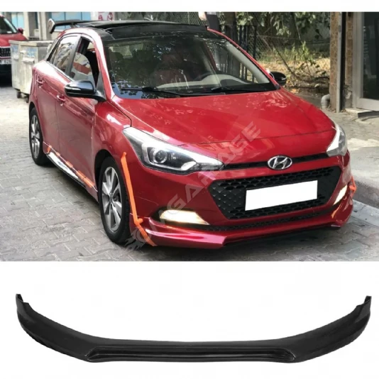 Hyundai İ20 Custom Ön Ek Karlık Mat Siyah Plastik 2014 2015 2016 2017 2018