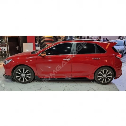 Hyundai i30 Yan Marşpiyel Seti Plastik Mat Siyah 2017 2018 2019 2020
