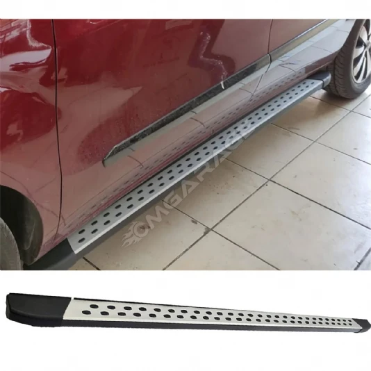 Isuzu D-Max Pıckup Kızılötesi Yan Basamak Alüminyum Gri 205 Cm 2007 2008 2009 2010 2011 2012