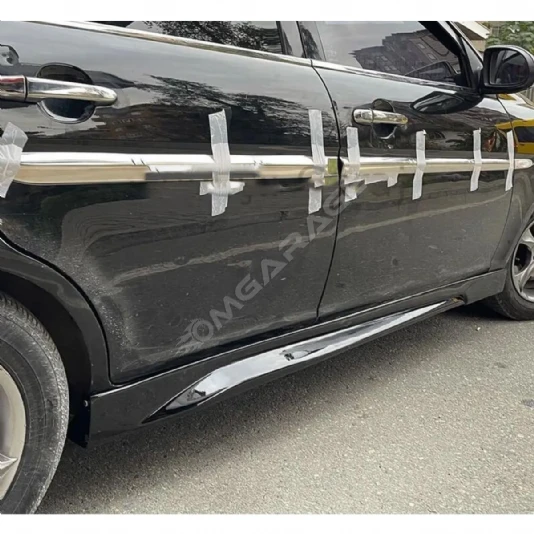 Kia Cerato Yan Marşpiyel Seti Plastik Mat Siyah Body Kit Karlık