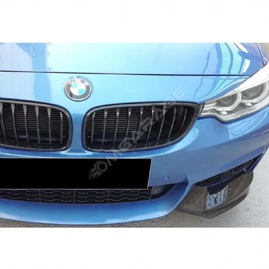 Bmw F36 4 Serisi M  Technic Ön Flap Set Piona Black 2014 Ve Üzeri Plastik