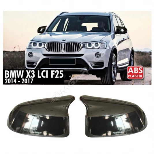 Bmw X3 F25 Batman Yarasa Ayna Kapağı Piano Black 2014 2015 2016 2017
