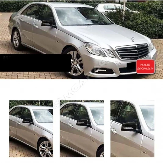 Mercedes W212 E Class Batman Yarasa Ayna Kapağı Piano Black 2009 2010 2011 2012 2013 2014 2015 2016