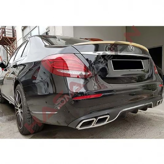 Mercedes W213 Bagaj Üstü Anatomik Spoiler Piona Black 2017 2018 2019 2020 2021 Ithal E Serisi