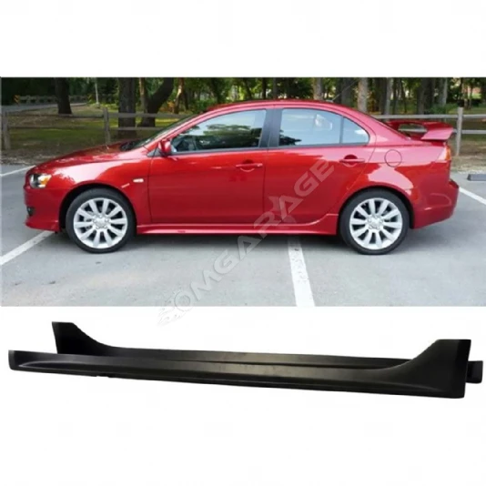 Mitsubishi Lancer Twin Marşpiyel Seti Mat Siyah Plastik 2006 - 2015