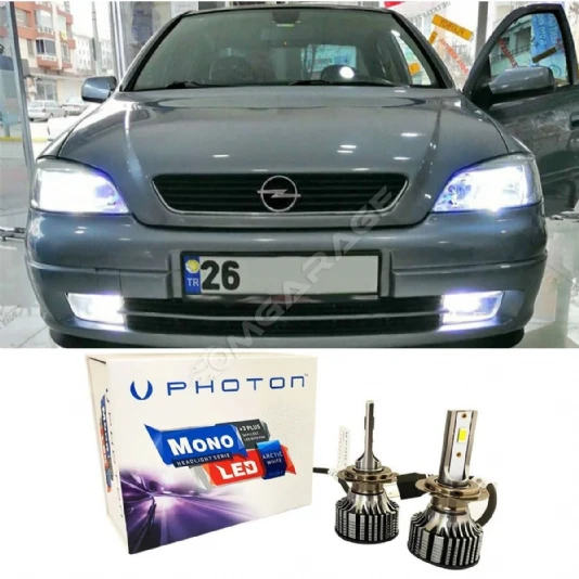 Opel Astra G Led Xenon Kısa Far Ampulü H7 Mono Yeni Seri Beyaz 1998-2004