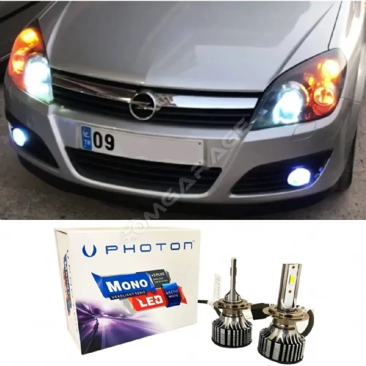 Opel Astra H Led Xenon Kısa Far Ampulü H7 Mono Yeni Seri Beyaz 2004-2010