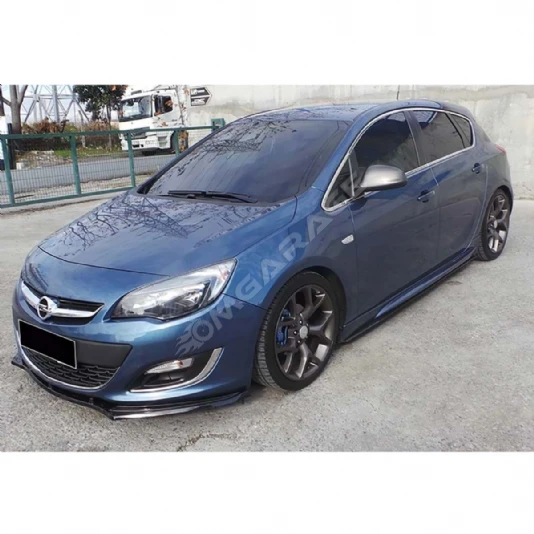 Opel Astra J Sedan Opc Marşpiyel Seti Mat Siyah Plastik 2009 2010 2011 20122013 2014