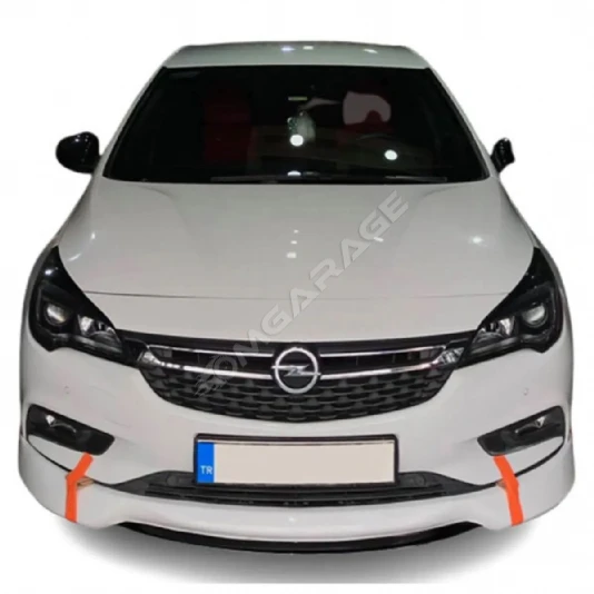 Opel Astra K Custom Ön Ek Karlık Mat Siyah Plastik 2015 2016 2017 2018 019