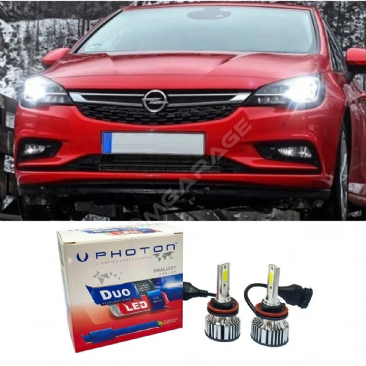Opel Astra K Led Xenon Uzun Far Ampulü H1 Duo Yeni Seri Beyaz 2015+