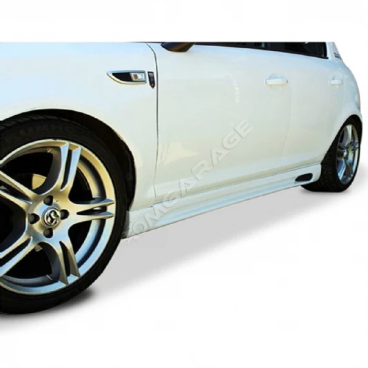 Opel Corsa D Rieger Yan Marşpiyel Seti Mat Siyah 2006 2007 2008 2009 2010 2011 2012 2013 2014