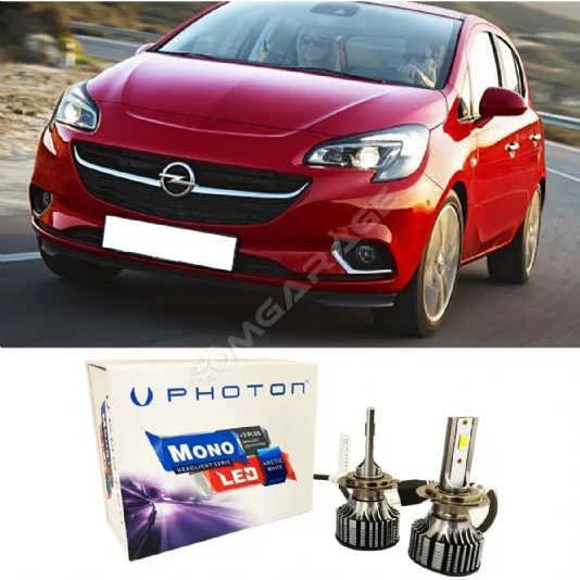 Opel Corsa E Led Xenon Uzun Far Ampulü H7 Mono Yeni Seri Beyaz 2014-2019