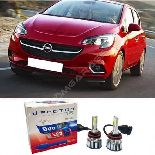 Opel Corsa E Led Xenon Uzun Far Ampulü H7 Duo Yeni Seri Beyaz 2014-2019