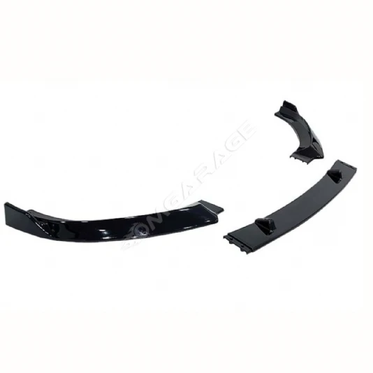Audi   A3 8v 3 Prç. Ön Lip Piona Black Abs Plastik 2017 2018 2019