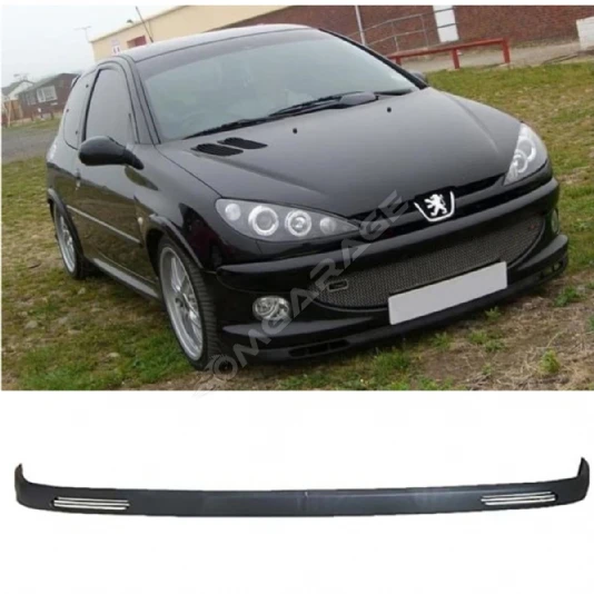 Peugeot 206 Lgn Tip V2 Ön Lip Mat Siyah Uyumlu