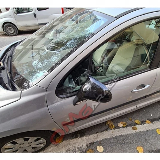 Peugeot 207 Batman Yarasa Ayna Kapağı Piano Black 2006 2007 2008 2009 2010 2011 2012