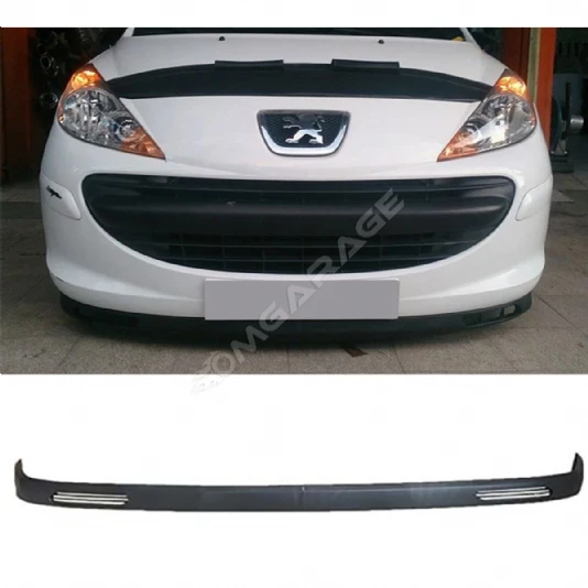 Peugeot 207 Lgn Tip V2 Ön Lip Mat Siyah Uyumlu