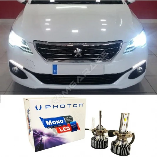 Peugeot 301 Led Xenon Sis Far Ampulü H11 Mono Yeni Seri Beyaz 2017+ Uyumlu